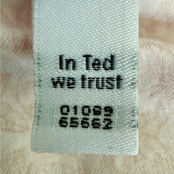 Ted Baker London Mens Orange Mybow Mini Leaf Print SS Shirt - Size 7 (Large) - Picture 5 of 12